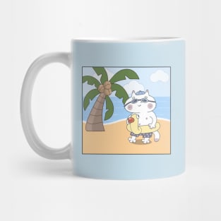 Cat Having A Vacation Mug